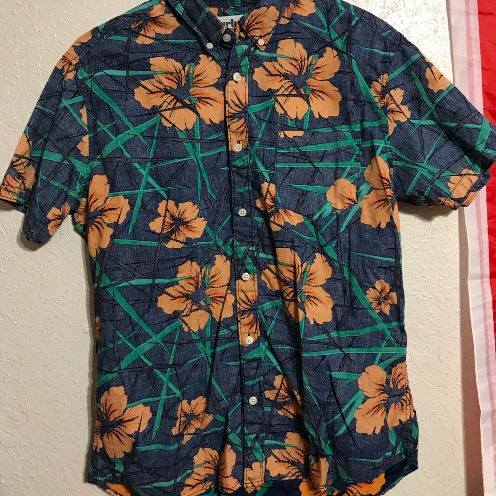 floral button down shirt